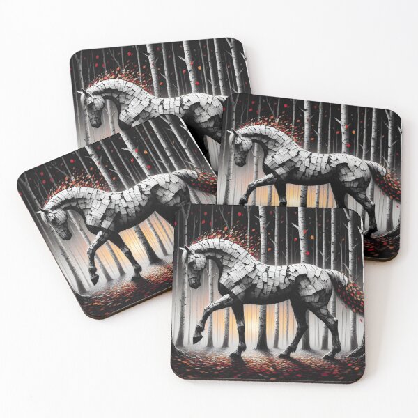 Item preview, Birchbark Horse, Ai Generated Art  designed and sold by ACC .