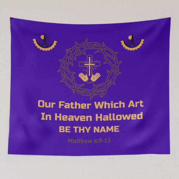 Item preview, Our Father Which Art In Heaven Hallowed Be Thy Name | Matthew 6: 9-13  designed and sold by Mrs. Kizzy Gillis Heavenly-Merch.