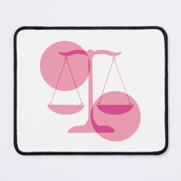 Item preview, Scales of Justice | Pink and Hot Pink Abstract Law Student & Lawyer Art designed and sold by MagicMe-JD.