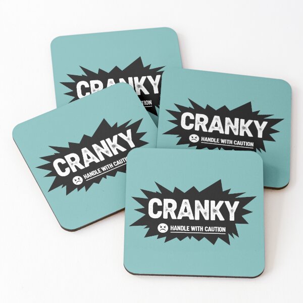 Item preview, Funny Cranky Warning Pop Art designed and sold by InkWeaveShop.