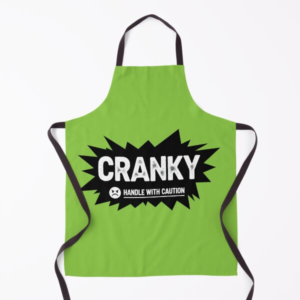Item preview, Funny Cranky Warning Pop Art designed and sold by InkWeaveShop.