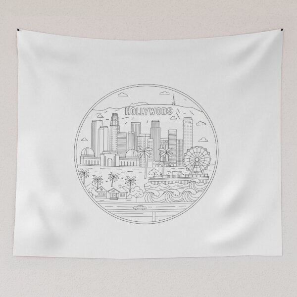 Item preview, Los Angeles – Vintage California Vibes Design designed and sold by Ditstyle.