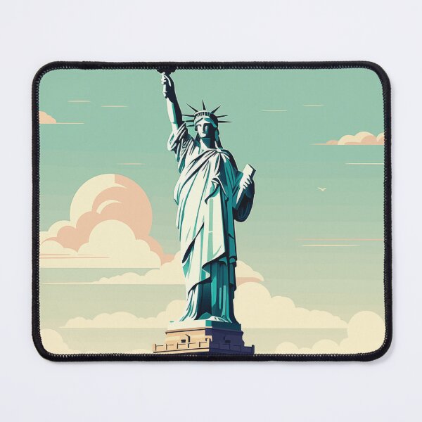 Item preview, STATUE OF LIBERTY TRAVEL ART designed and sold by MarkedArtPrints.