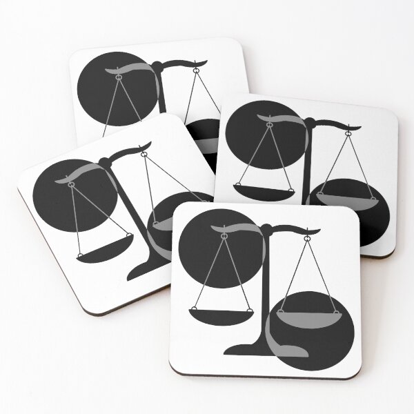 Item preview, Scales of Justice | Black and Grey Abstract Law Student & Lawyer Art designed and sold by MagicMe-JD.