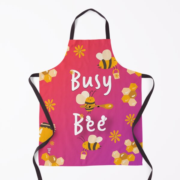 Item preview, Busy Bee Cute Honey and Flower Illustration designed and sold by Beescribblestu.