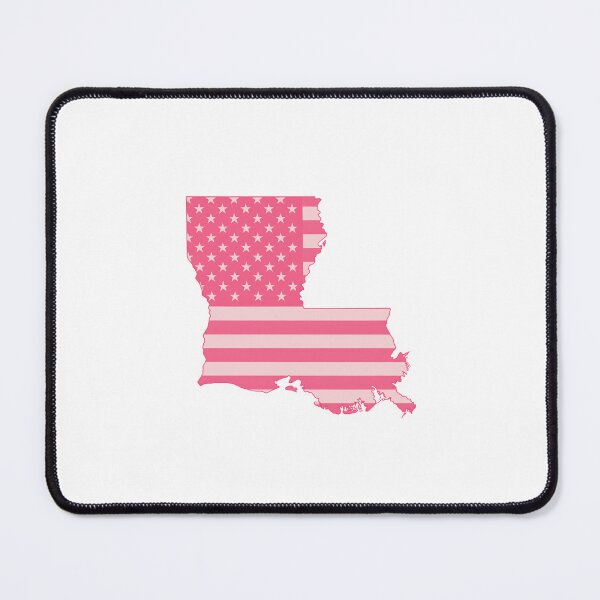 Item preview, louisiana  State Pop Pink Stars & Stripes – Trendy Pink designed and sold by Paper Drip.