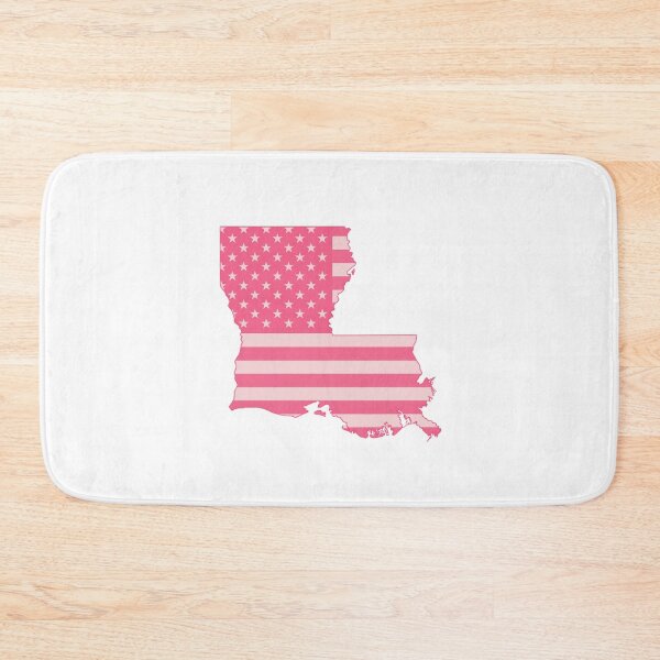 Item preview, louisiana  State Pop Pink Stars & Stripes – Trendy Pink designed and sold by Paper Drip.