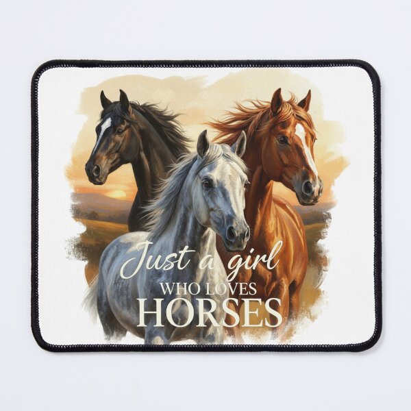 Item preview, Just a girl who loves horses designed and sold by JLMWorks.