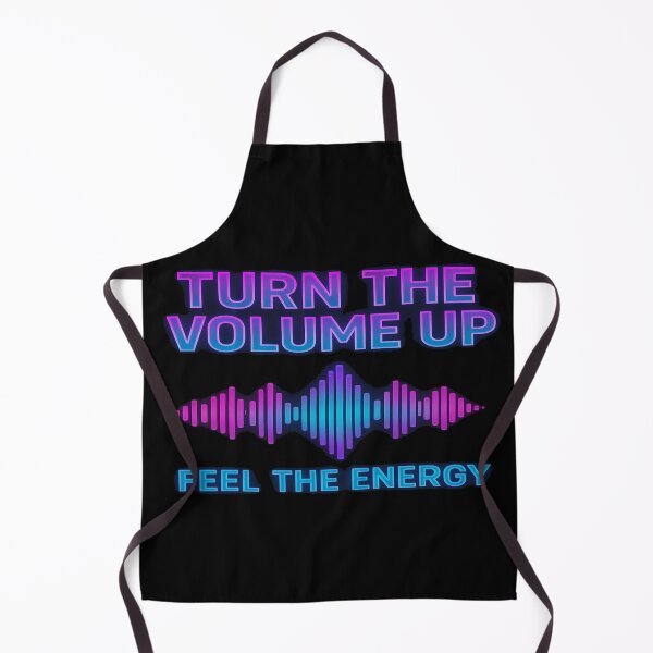 Item preview, Turn The Volume Up Feel The Energy – Motivational Gym Workout & Music Vibes Design designed and sold by fabricutie.