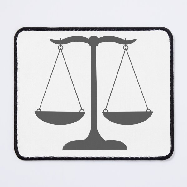 Item preview, Grey Scales of Justice | Minimalist Legal Symbol for Law Students & Lawyers designed and sold by MagicMe-JD.