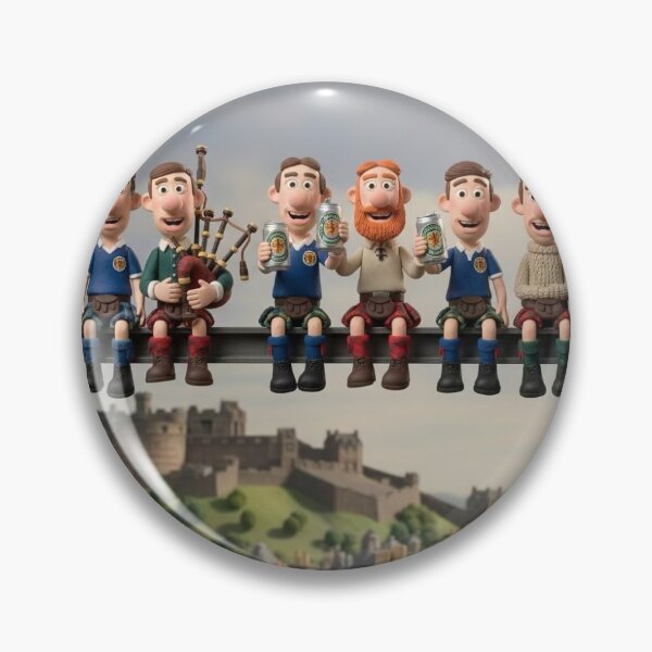 Item preview, Scots Atop a skyscraper  designed and sold by Julie Bell.