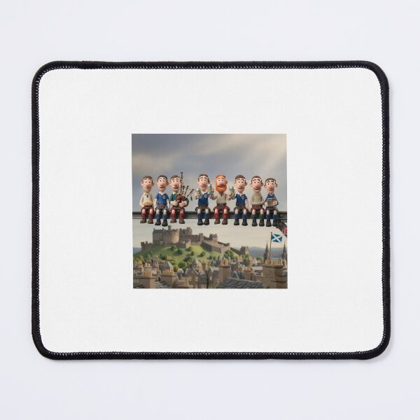 Item preview, Scots Atop a skyscraper designed and sold by Julie Bell.