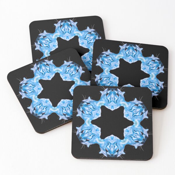 Item preview, Circle of Blue Cats – Mysticism in the Dark / Swiss Artwork Photography designed and sold by Raphael Wolf.