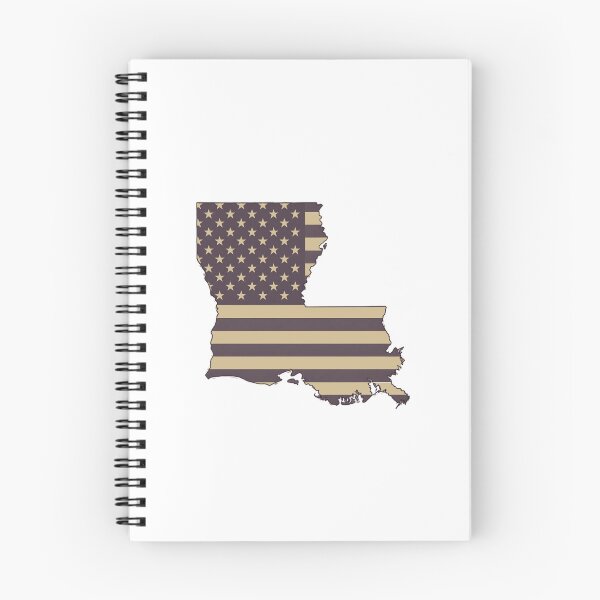 Item preview, louisiana State Vintage Stars & Stripes – Brown and Gold designed and sold by Paper Drip.