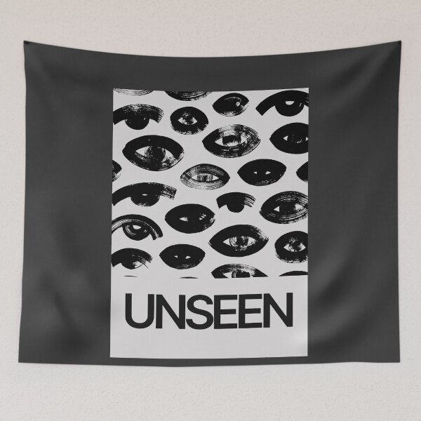 Item preview, UNSEEN Abstract Eyes Minimalist Art Design designed and sold by Highlight-art.