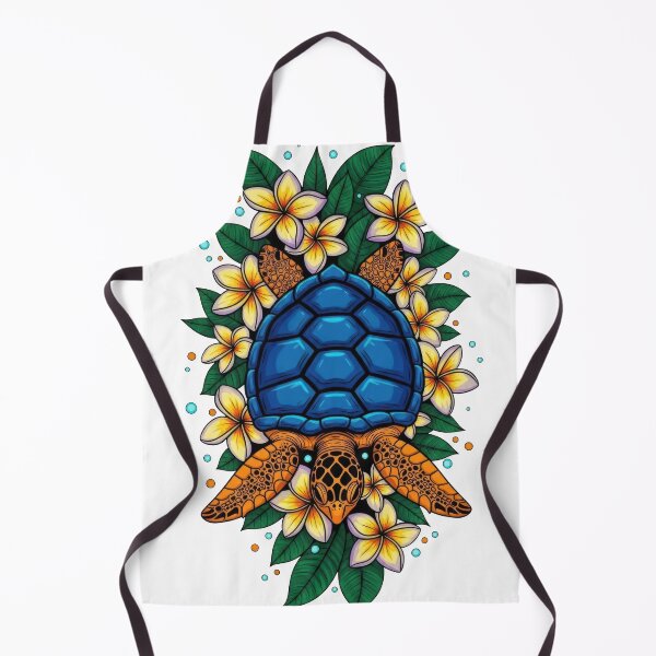 Item preview, Tropical Arch Sea Turtle Plumeria Delight Floral designed and sold by zoughlal.