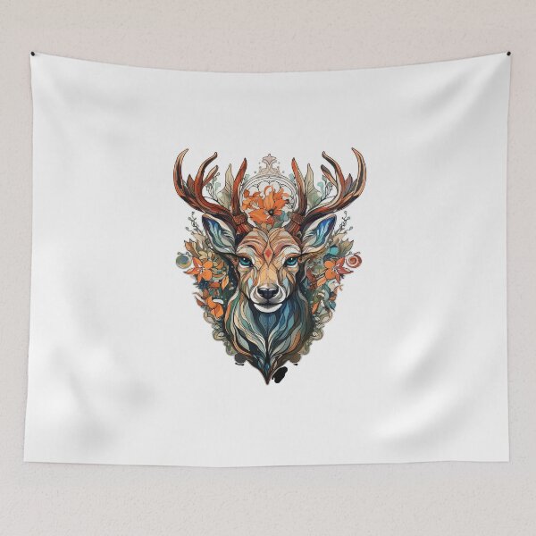 Item preview, Flowered Deer  designed and sold by a2zbuyshop.
