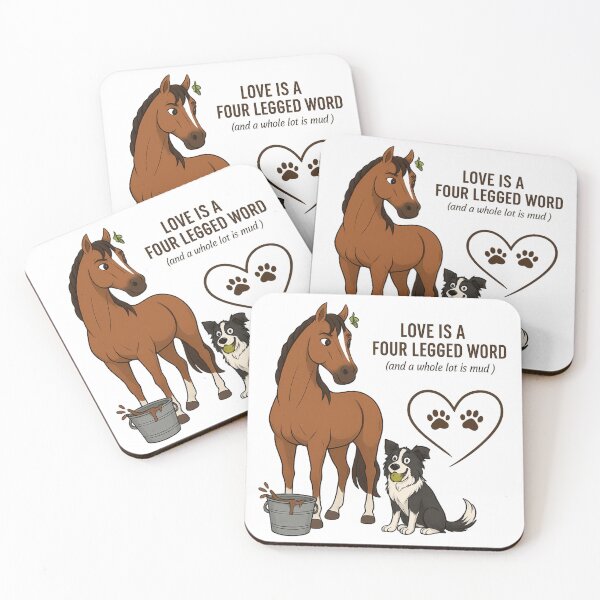 Item preview, Love is a four legged word designed and sold by JLMWorks.