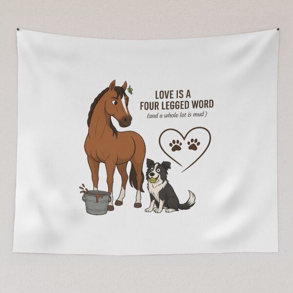 Item preview, Love is a four legged word designed and sold by JLMWorks.