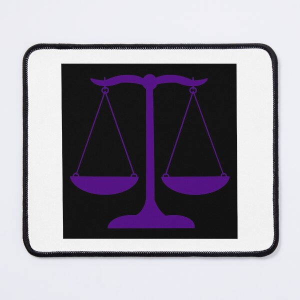 Item preview, Scales of Justice- Purple Background designed and sold by MagicMe-JD.