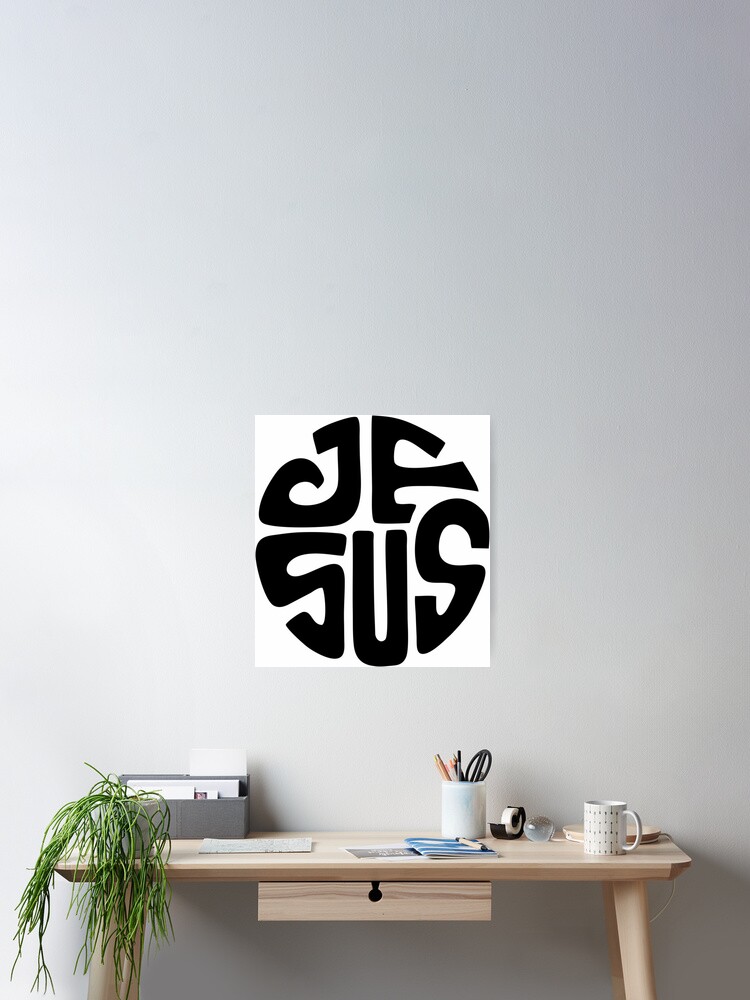 Thumbnail 2 of 3, Poster, Jesus designed and sold by GraphicMondaze.