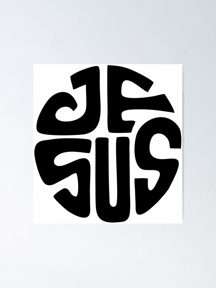 Thumbnail 1 of 3, Poster, Jesus designed and sold by GraphicMondaze.
