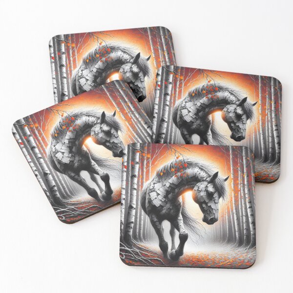 Item preview, Birchbark Horse, Ai Generated Art  designed and sold by ACC .