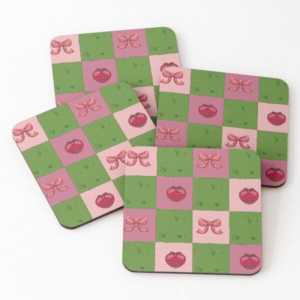 Item preview, Strawberry chessboard designed and sold by Disturbed Comforts.