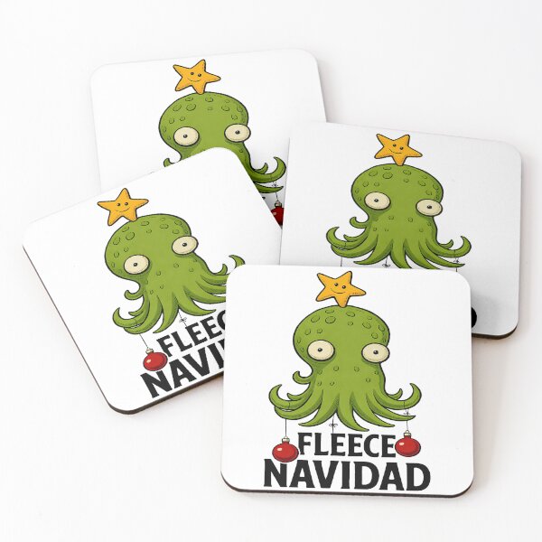 Item preview, Fleece Navidad – Funny Christmas Octopus designed and sold by DariusZD.