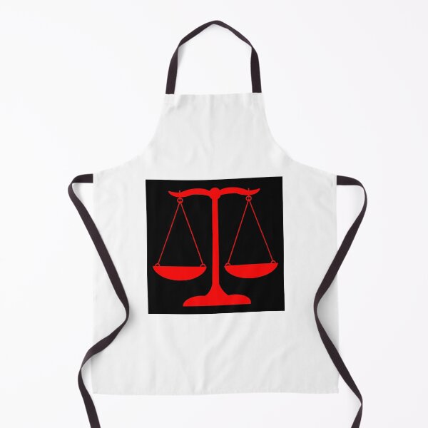Item preview, Red Scales of Justice- Black Background designed and sold by MagicMe-JD.