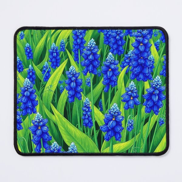 Item preview, Blue Muscari Field designed and sold by flashARTstudio.
