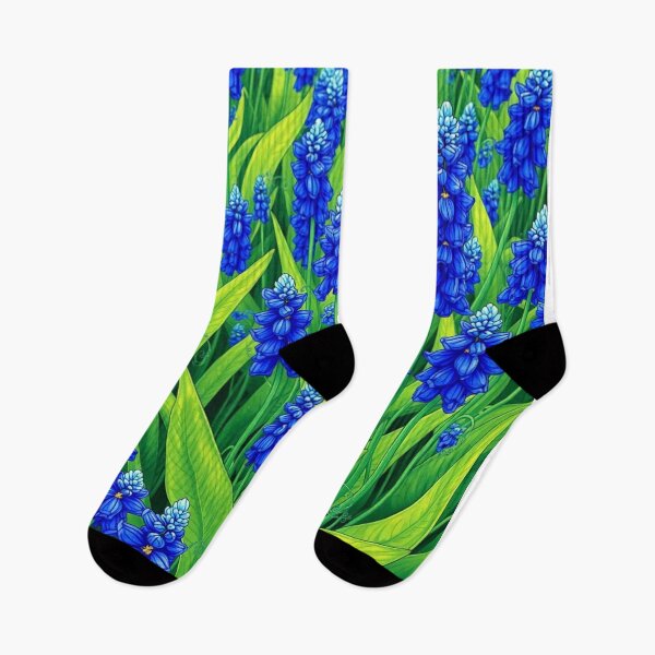 Item preview, Blue Muscari Field designed and sold by flashARTstudio.