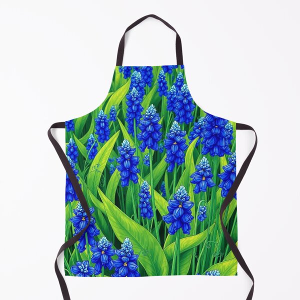 Item preview, Blue Muscari Field designed and sold by flashARTstudio.