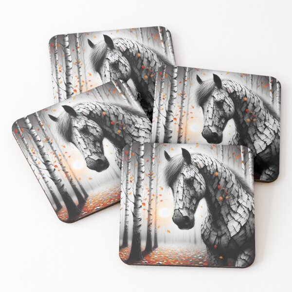 Item preview, Birchbark Horse, Ai Generated Art  designed and sold by ACC .