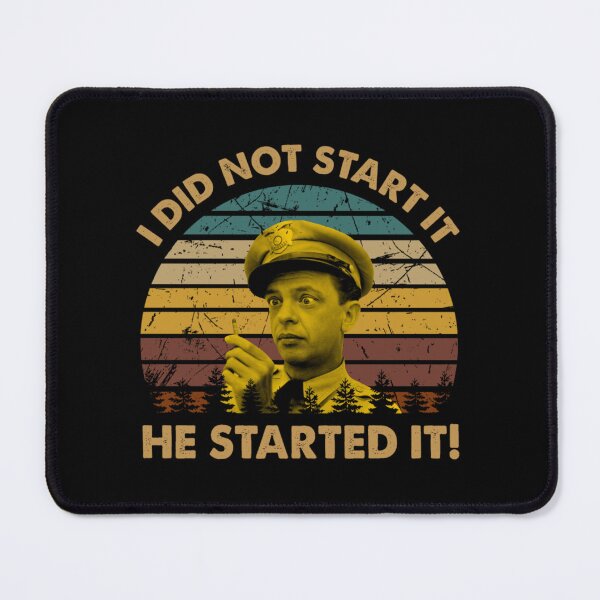 Item preview, Barney Fife police character art vintage  designed and sold by schoollanliver.