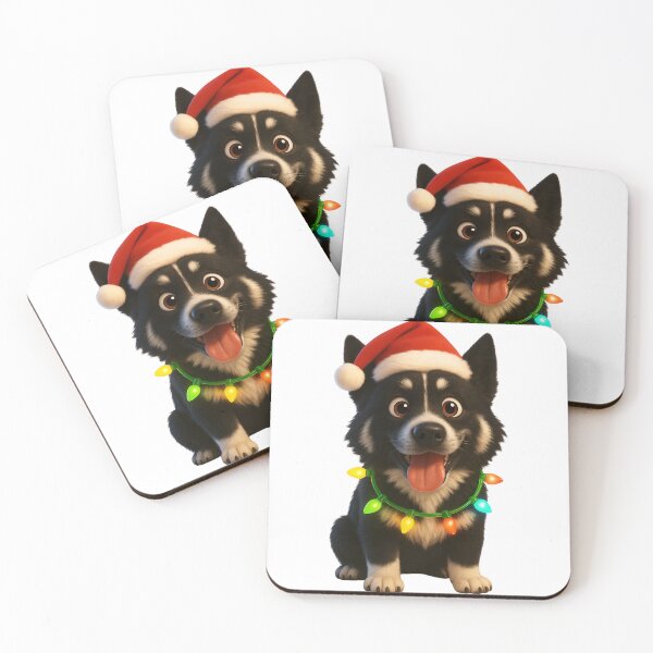 Item preview, Christmas Karelian Bear Dog designed and sold by Sillytoe.