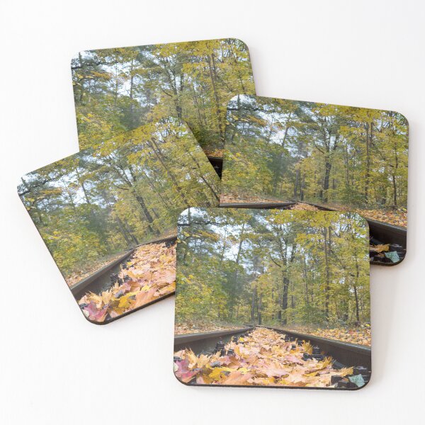 Item preview, Children’s Railway After the Rain — Köpenick Autumn Scene designed and sold by TsvietkovaArt.