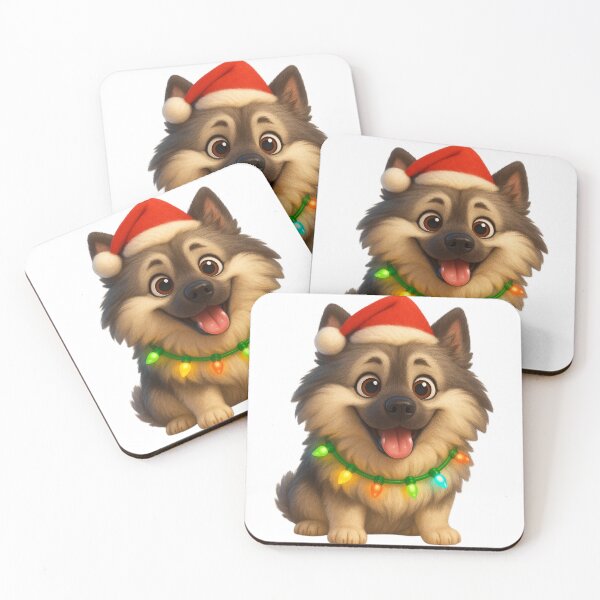 Item preview, Christmas Keeshond designed and sold by Sillytoe.