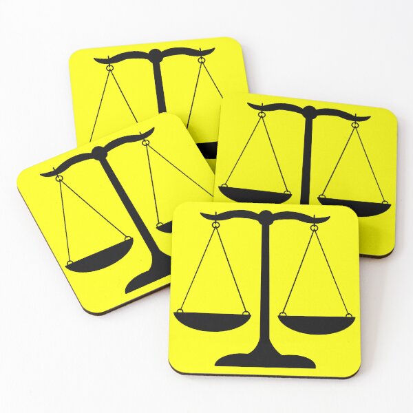 Item preview, Scales of Justice- Yellow Background designed and sold by MagicMe-JD.