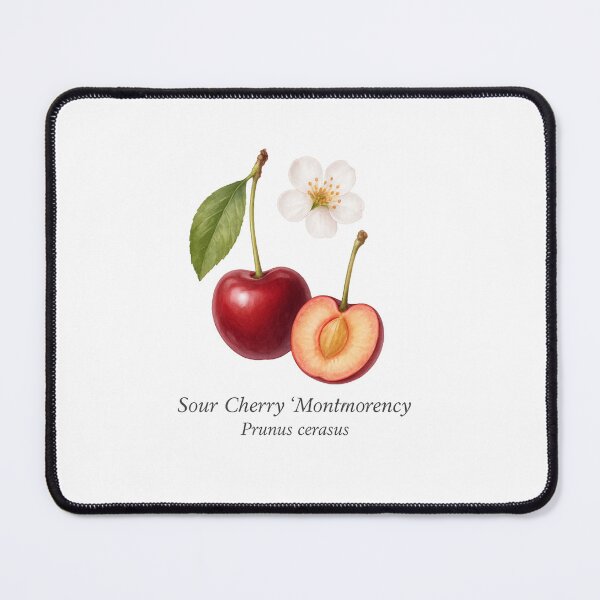Item preview, Sour Cherry ‘Montmorency’ – Bright Tart Botanical Illustration designed and sold by BloomKind.