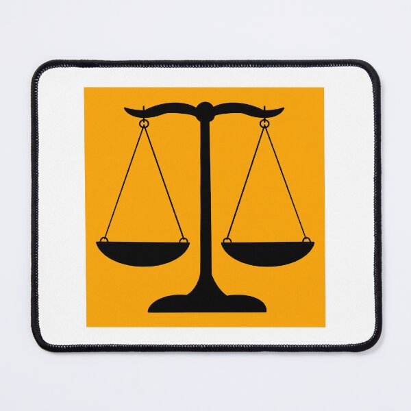 Item preview, Scales of Justice- Orange Background designed and sold by MagicMe-JD.