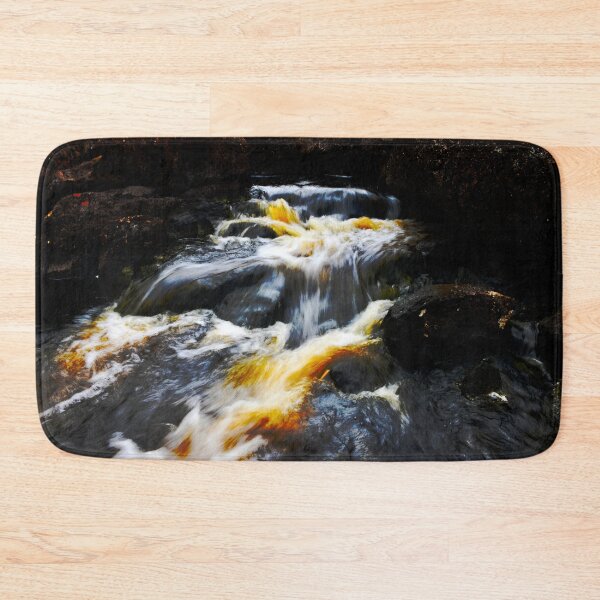 Item preview, Futuristic River – Ireland in Yellow and Darkness / Swiss Artwork Photography designed and sold by Raphael Wolf.