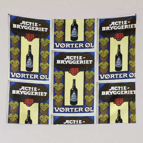 Item preview, Art Nouveau Malt Beer Poster | Vørter-Øl Vintage Print | Actie Bryggeriet Christiania | Early 20th Century Norwegian Art designed and sold by artofuniverse.