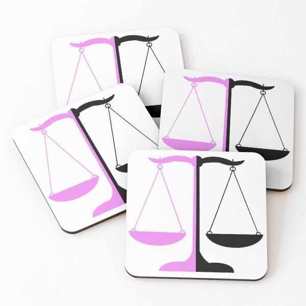 Item preview, Scales of Justice- Pink and Black designed and sold by MagicMe-JD.
