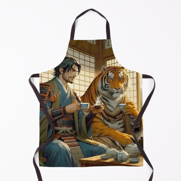 Item preview, Tiger's teatime with samurai designed and sold by OCNau.