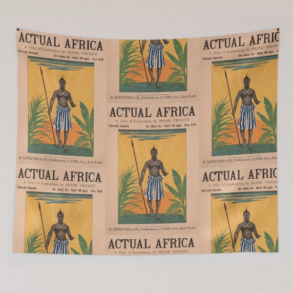 Item preview, Vintage African Exploration Poster |  Colonial Era Art Print | Colorful Illustration & History designed and sold by artofuniverse.