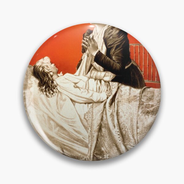 Item preview, Vintage Theater Poster | 1894 Melodrama Art Print | Victorian Stage Icon | Red & Monochrome Lithograph designed and sold by artofuniverse.