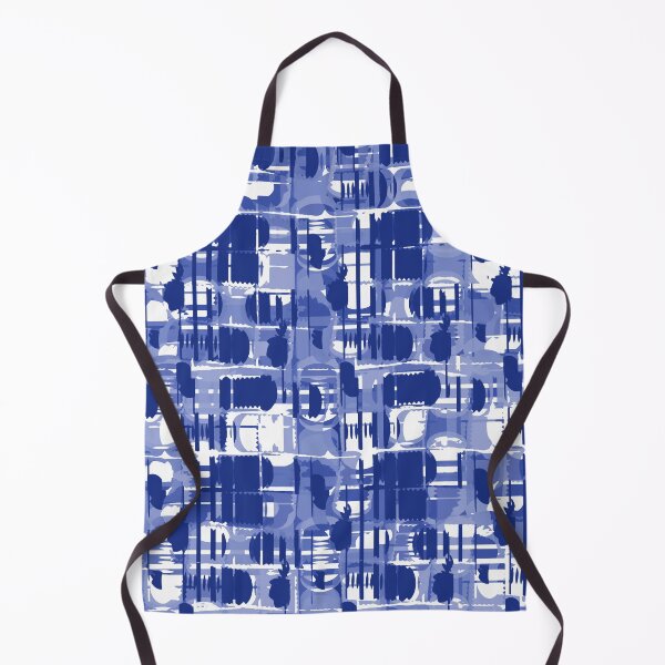 Item preview, Blue Modern Dress Print Seamless Repeat designed and sold by Sharon Schwalbe.