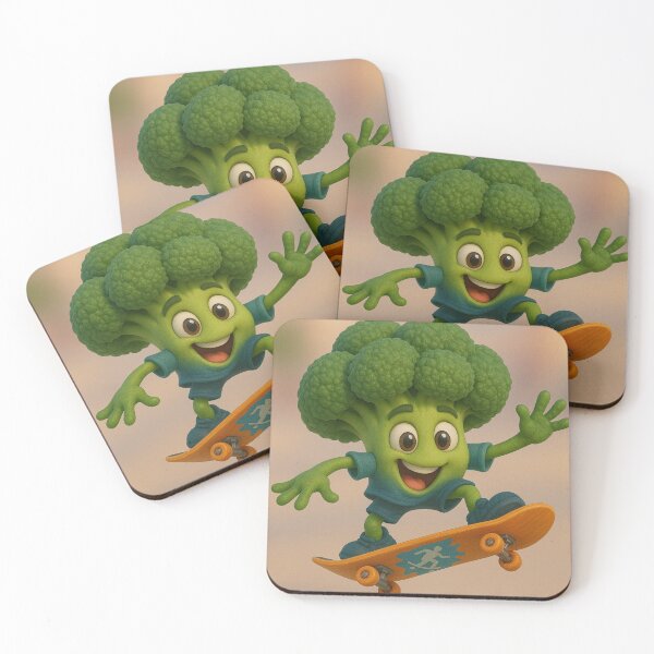 Item preview, Skater Broccoli designed and sold by Sillytoe.