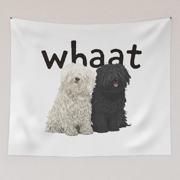 Item preview, My Friend - Hungarian Puli designed and sold by WHAAT-ARTSTORE.